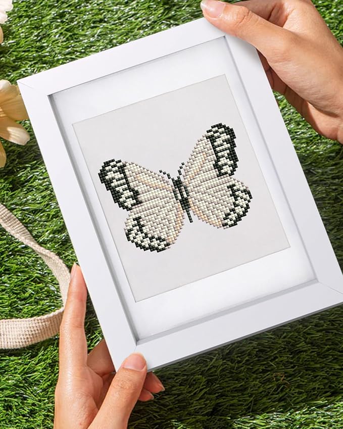 PeakLuv Mini Diamond Art Kits Butterfly Small Diamond Painting Kits