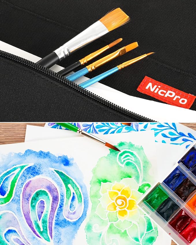 Nicpro Light Weight Art Portfolio Bag, 20x26” Waterproof Art Portfolio Case