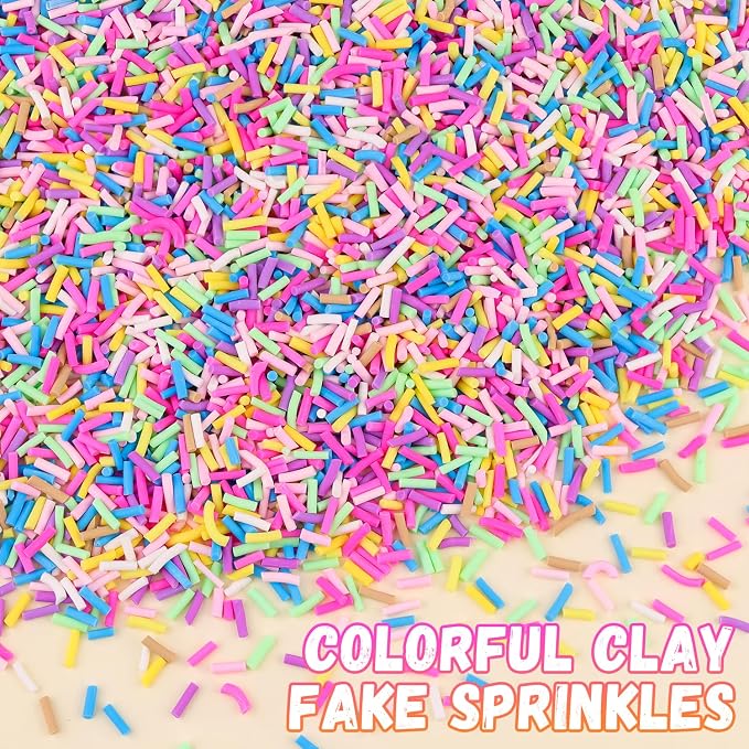 110g Non-edible Slime Mix Ins Slime Add Ins, Fake Sprinkles Slime Charms B