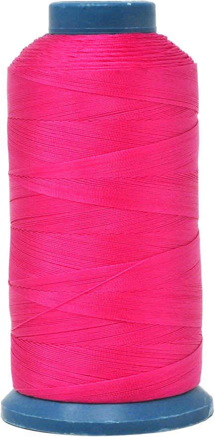 Mandala Crafts Size 69 210D T70 Hot Pink Bonded Nylon Thread, 1500 YDs