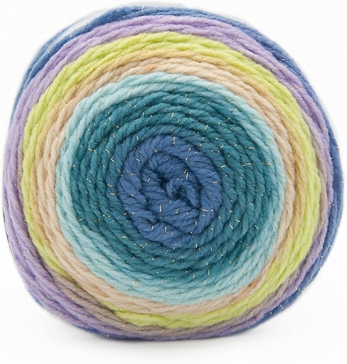 Lion Brand Yarn Mandala Sparkle Yarn, Orion, 1 Skein