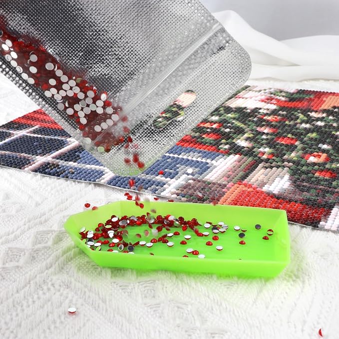 50PCS Diamond Painting Beads Storage Bags | Reusable Ziplock Pouches for DIY Diamond Art, Gem & Bead Organizer, Craft Supplies Storage Accessories