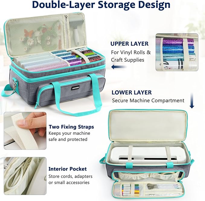 Double-Layer Carrying Case for Cricut Explore 5 & Accessories and Suppliers