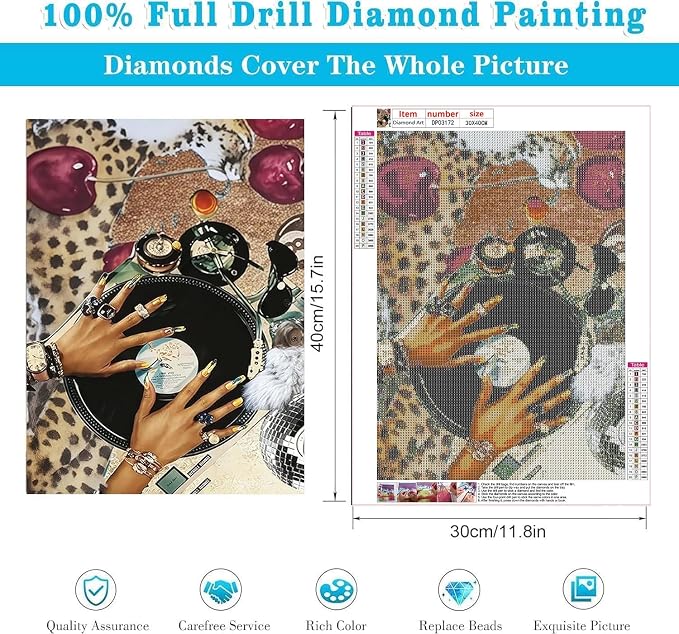 Square Diamond Art Kits for Adults Diamond Painting Kit for Adults