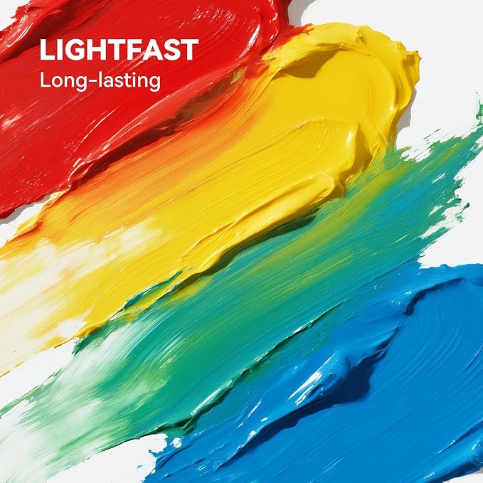 Paul Rubens Oil Paint, 24 Colors*20 ml Tubes, Professional Bright Colors | High Saturation, Creamy Texture, and Consistency, Art Supplies for Artists, Students, Beginners