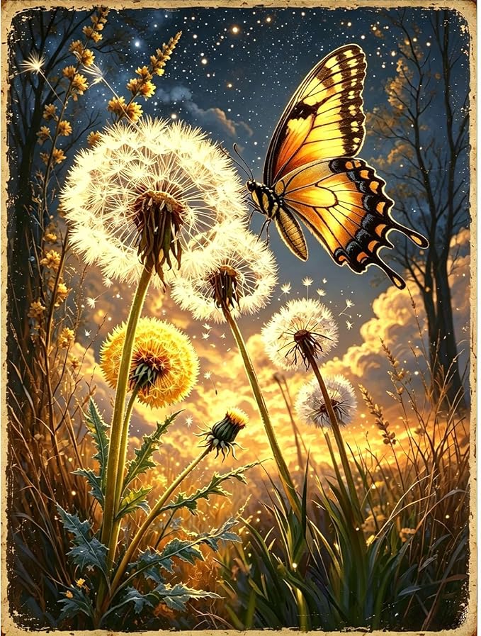 Dandelion Diamond Painting Kits for Adults - Diamond Art Kits for Adults