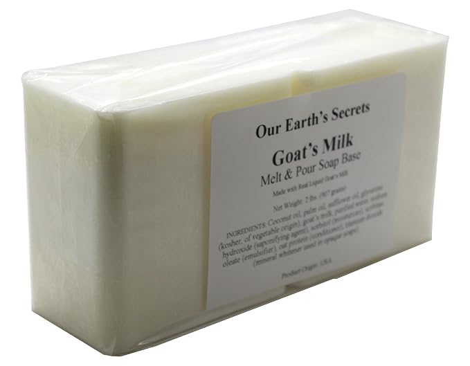 Our Earth's Secrets Goats Milk - 2 Lbs Melt and Pour Soap Base