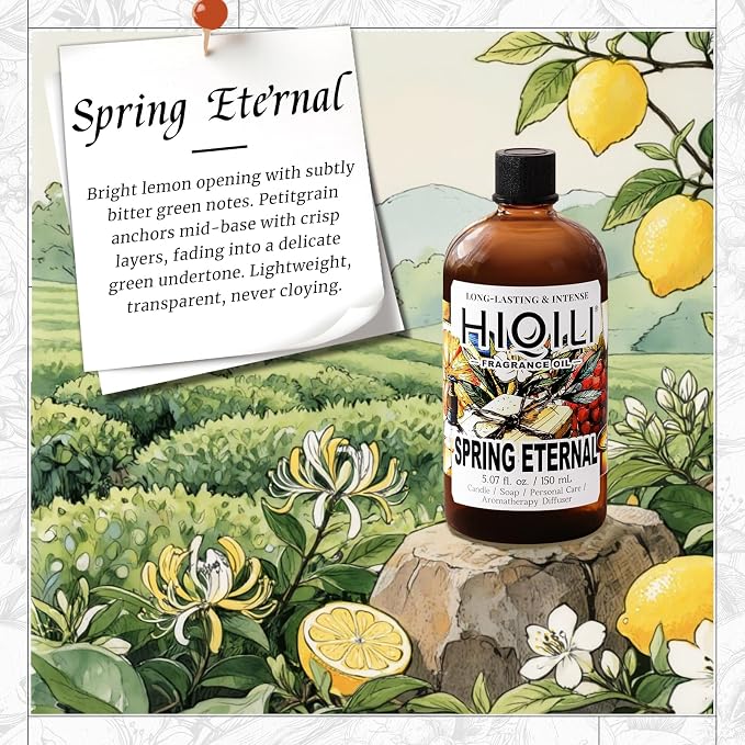 HIQILI Spring Eternal Fragrance Oil for Candle, Soap & Diffuser
