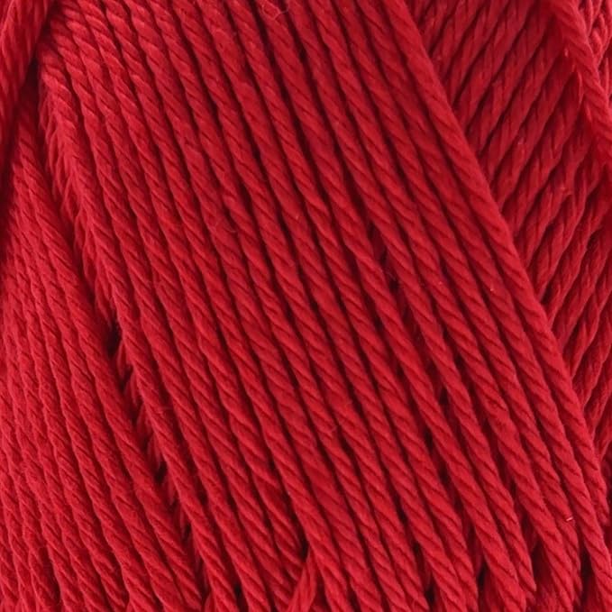 S Sensy Calinia-Mercerized Giza Cotton Amigurumi Yarn 5 Pack Red 131 Yards