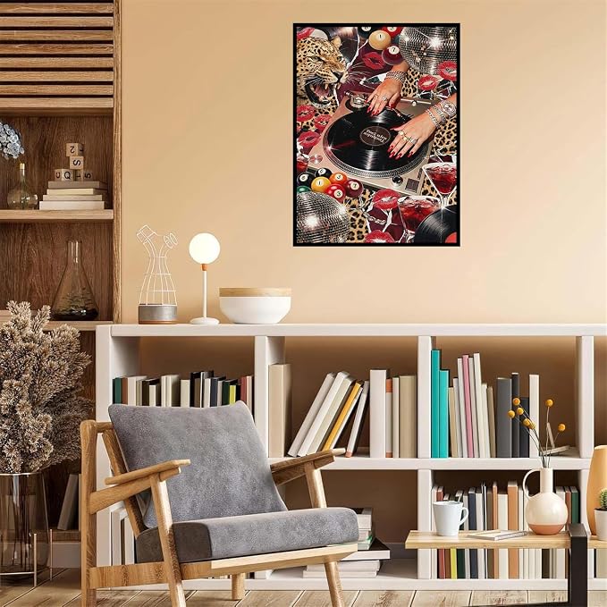 Trendy Cheetah Diamond Art Kits for Adults 12 x 16inch