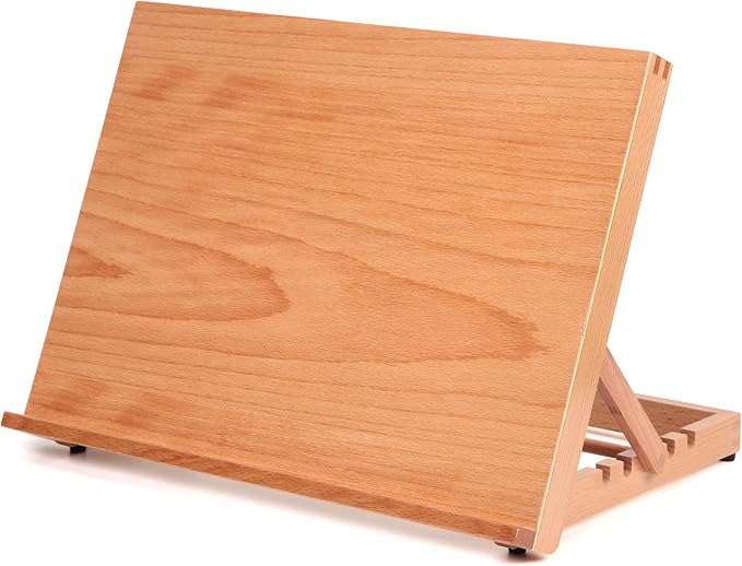 Falling in Art 5 Position Wood Drafting Table Easel Drawing&Sketching Board | 16 1/2 Inches by 12 1/8 Inches
