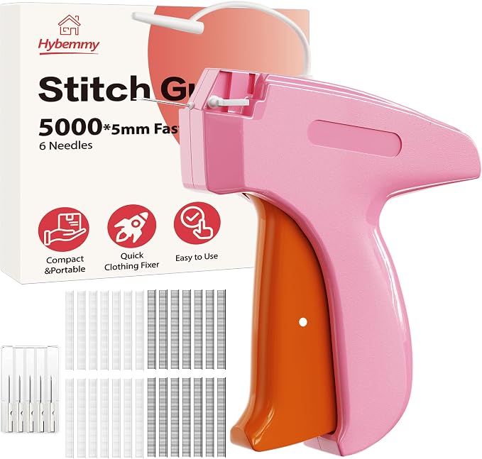 Stitch Gun for Clothes, Tagging Gun, Quick Clothing Fixer, Gerbera