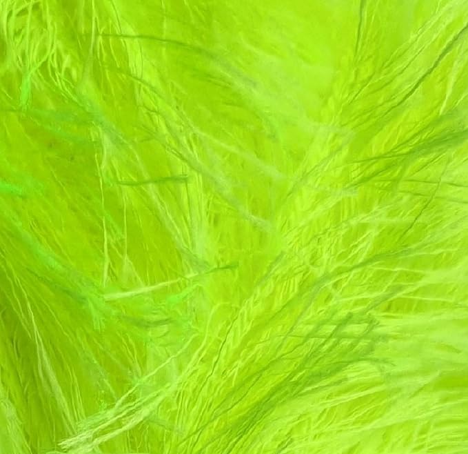 Eyelash Fun Fur Yarn Premium 100% Polyester 164 Yds (150 Mt), 3.53 Oz (100 Gr) Colorful Crochet Yarn Dıy Hand Knitting. (Neon Green, 1 Skein)