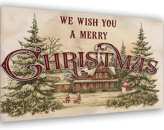 Meothan 5D Large Christmas Diamond Art Kits for Adults (27.6x15.8inch) | Christmas Diamond Painting Kits for Adults, Full Drill Diamond Gem Art Dots Paintings kits for Home Wall Decor Gifts(70x40cm)