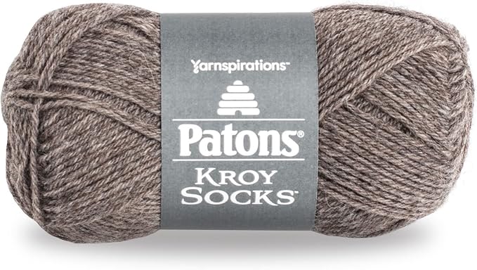 Patons Kroy Socks Yarn - 1.75 oz - Flax - For Crochet, Knitting & Crafting