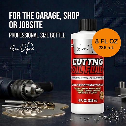 Evo Dyne Cutting Oil 8 oz Metal Cutting Fluid for Drilling & Tapping