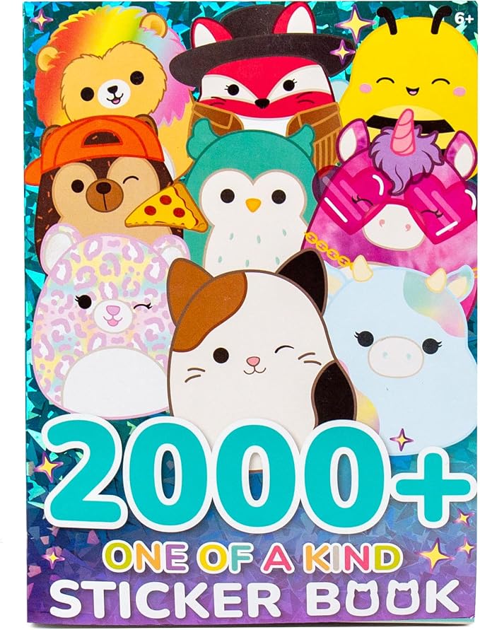Horizon Group USA Sticker Book, Squishmallows, 2000+ Stickers