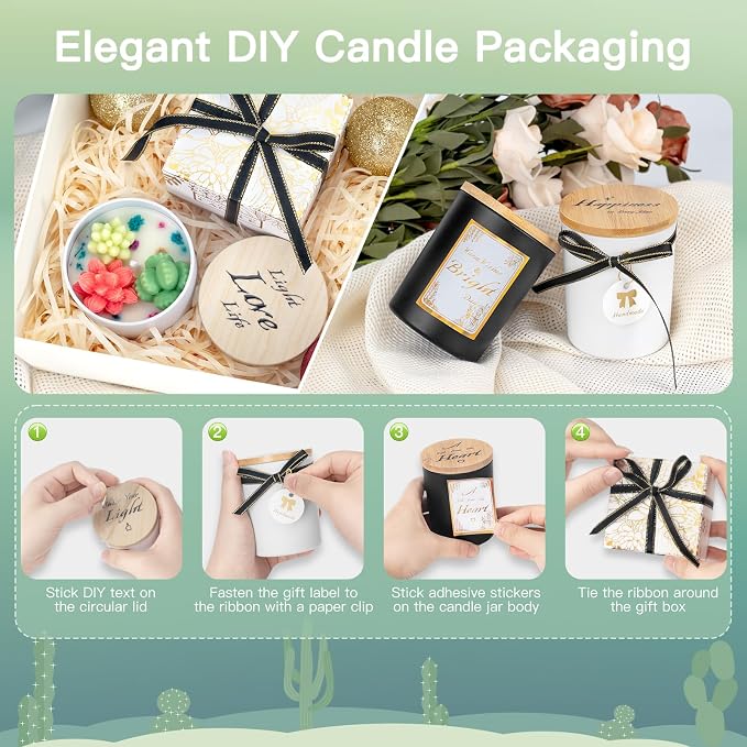 ZEROMX Complete DIY Candle Making Kit for Beginners Digital Wax Melter | User-friendly kit to make beautiful crafts & handmade gifts.
