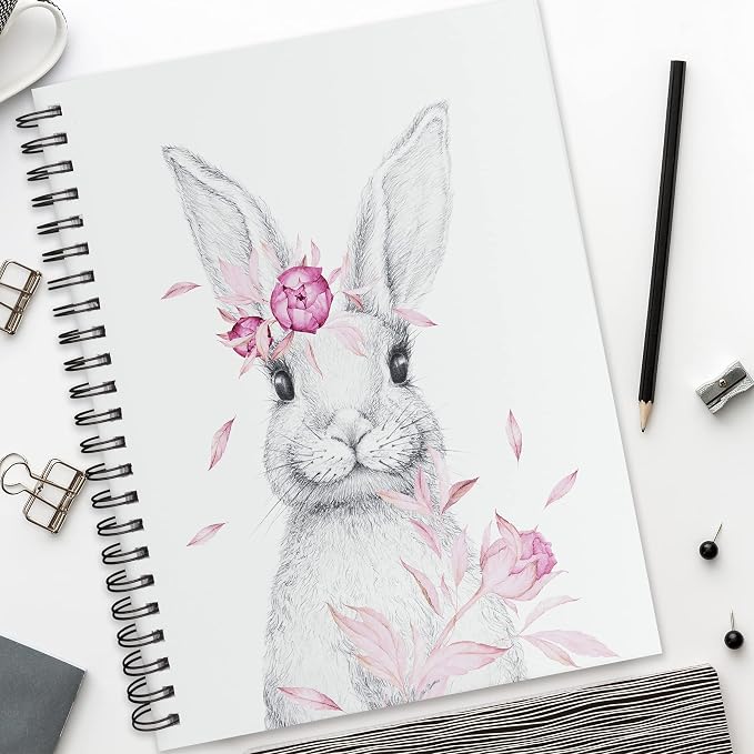 FIXSMITH 9"X12" Sketch Book | 200 Sheets (68 lb/100gsm) Sketchbook| 2 Pack (100 Sheets Each) |Acid Free Drawing Paper | Spiral Bound Sketchpad for Beginners,Artists & Professionals | Bright White