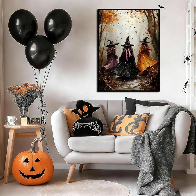 HHMATITS Halloween Diamond Art Kits for Adults 12 X 16Inch