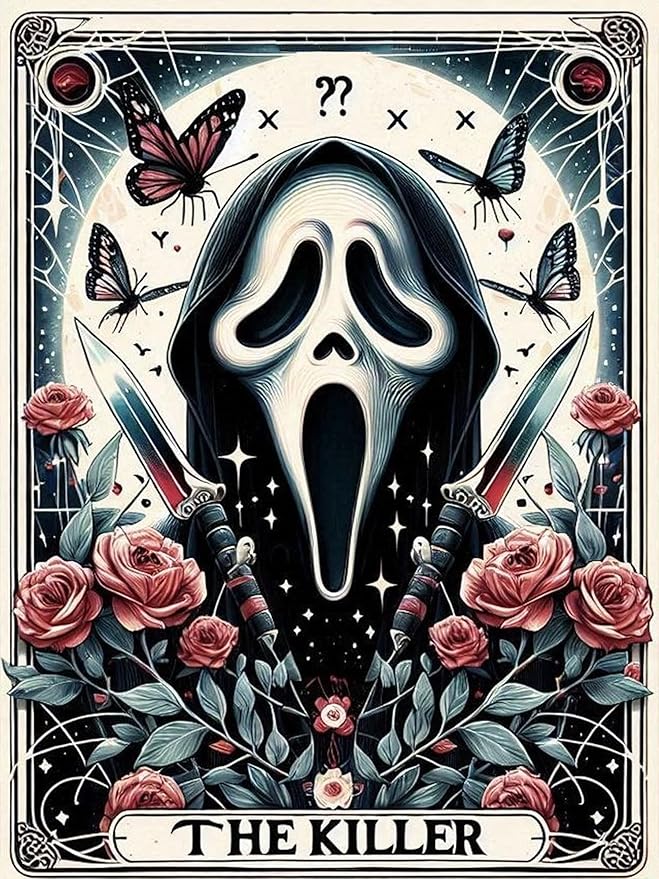 ijbnhd Skull Diamond Art Kits for Adults Skull 12X16inch
