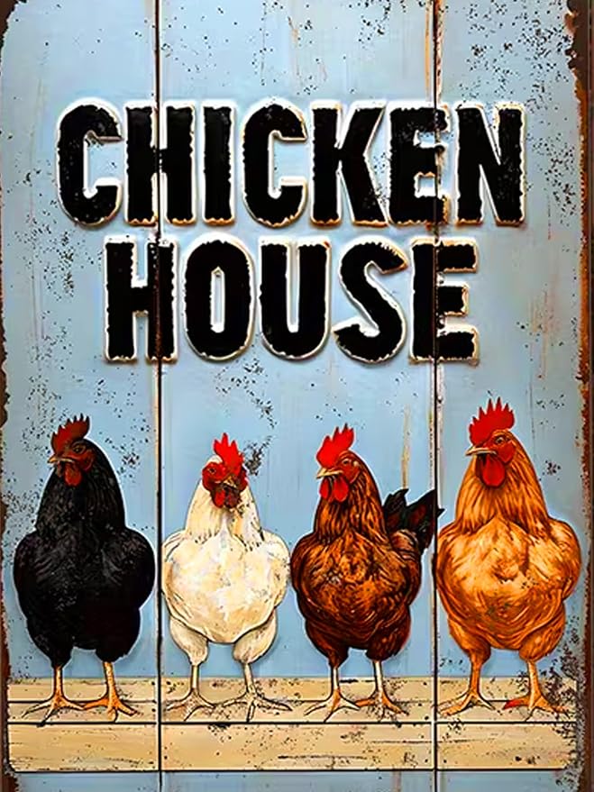 ijbnhd Chicken Diamond Art Kits for Adults, 12x16inch