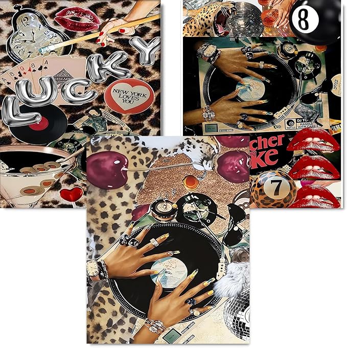 3 Pack Leopard Diamond Art Kits for Adults Diamond Painting Kit for Adults