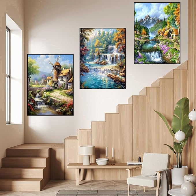 Diamond Art Kits for Adults, 3 Packs Hummingbird Diamond Art Painting Kits