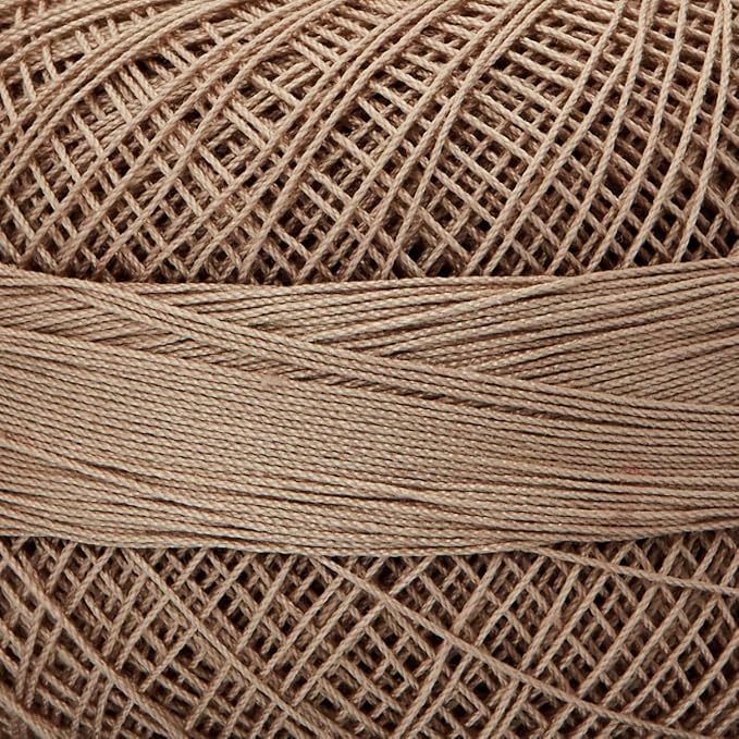 Lizbeth Size 80 HH80693 HH80 Lizbeth Cotton Thread 184 Yds 10G, Linen Medium
