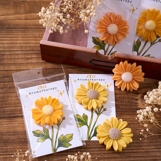 Daisy Candle Bridesmaid Gift Set DIY Soy Wax Mold Kit 79pcs All-in-One