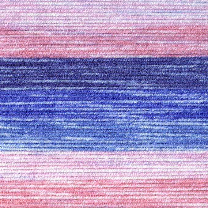 Lion Brand Yarn, Mandala Ombré Yarn, Pure, Pink Multicolor, 3 Pack | Variegated Yarn for Crochet, Knit, Crafts, Soft, Acrylic Fiber for Blankets, Worsted Weight Sweaters, Colorful Shawls