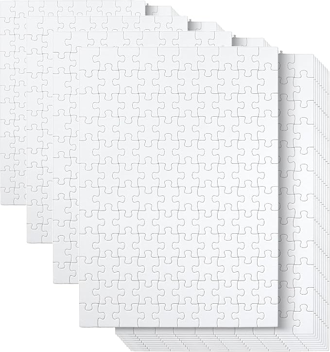 Mr. Pen- Blank Puzzle, 40 Pack, 120 Pieces/Pack, 12.3" x 8.7"