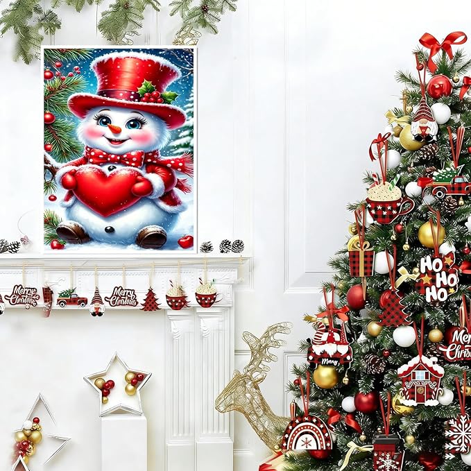 Lophomie Christmas Diamond Art Kits for Adults, 5D Diamond Painting Kits