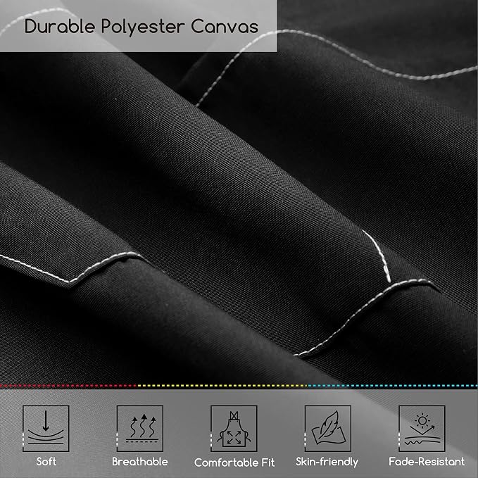 MEEDEN Painting Apron for Men Women: Adjustable Cross Back Waterproof