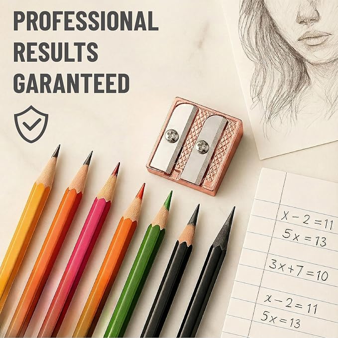 Mr. Pen- Handheld Metal Pencil Sharpener, 6 Pack