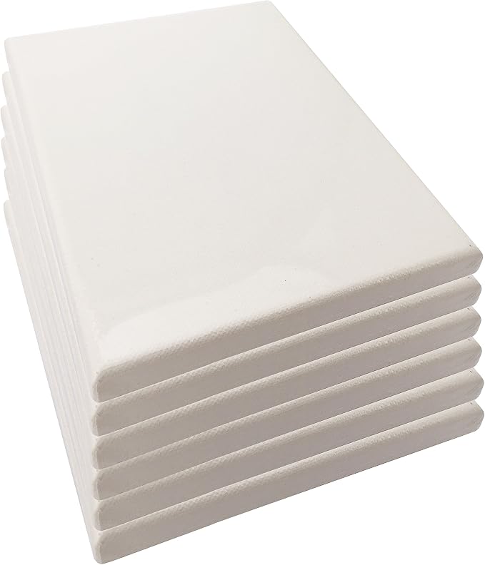 LWR CRAFTS Stretched Canvas 5" X 7" Pack of 6