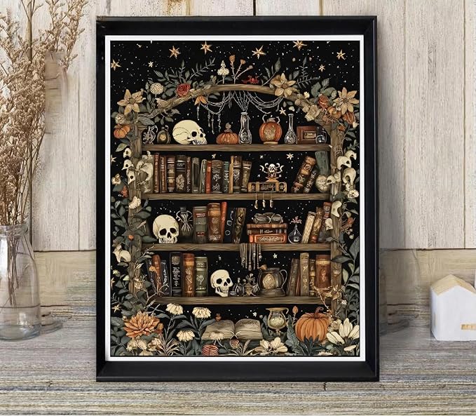 askkqtx Skull Diamond Art Kits for Adults Beginners 12X16 Inch