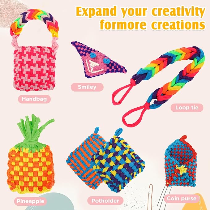 QXHOL 224 PCS Loom Loops Refill for Kids