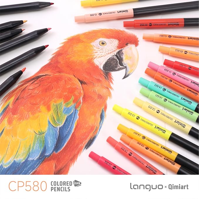 languo 96 Colors Mechanical Colored Pencils Set, 3.0mm Oil Based Core