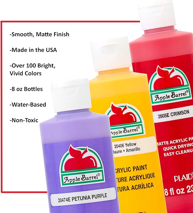 Apple Barrel, Acrylic Paint , 8 fl oz, Christmas Green, (Pack of 1)