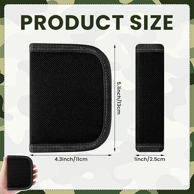 Suncalla 2 Pack Military Survival Sewing Kit Travel Emergency,Black Brown