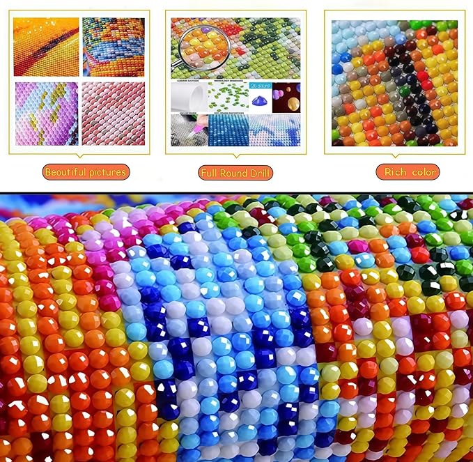 5D Halloween Ghost Diamond Painting Kits for Adults,Gothic Diamond Art Kits