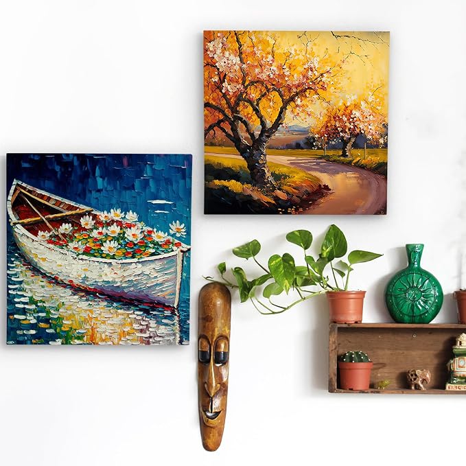 Falling in Art 2 Pack 24x24'' Unfinished Gallery Birch Wood Canvas Panels ﻿