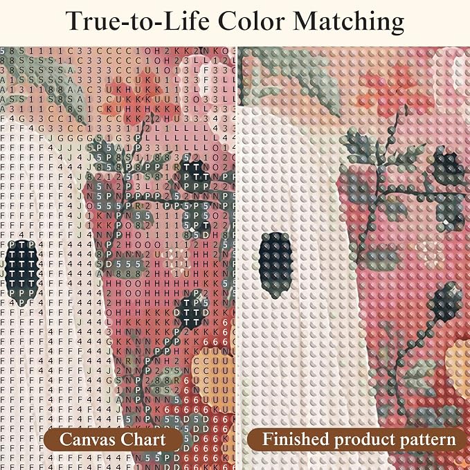CSZPPQAF Floral Ghost Diamond Painting Kit for Adults,Halloween Diamond Art