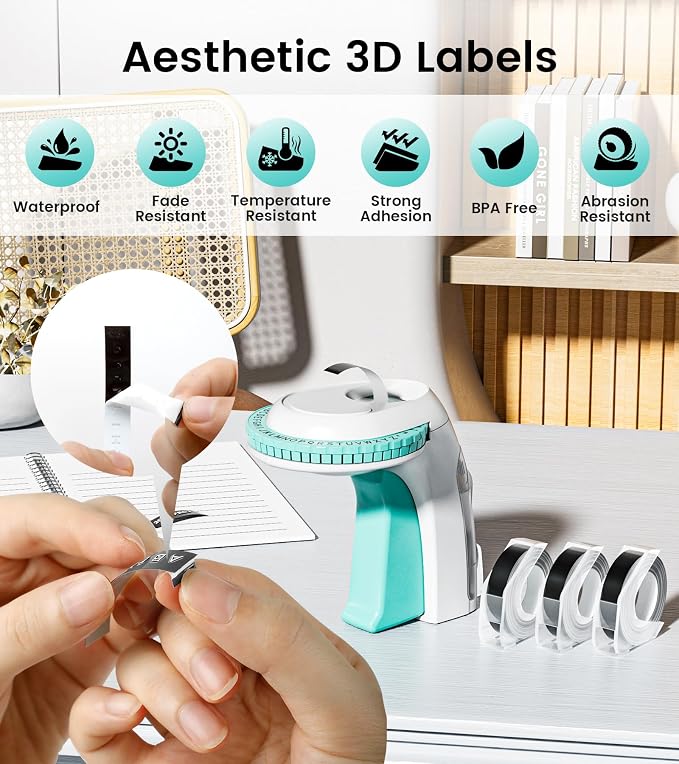 Embossing Label Maker Machine, Retro Embossed Label Maker Vintage