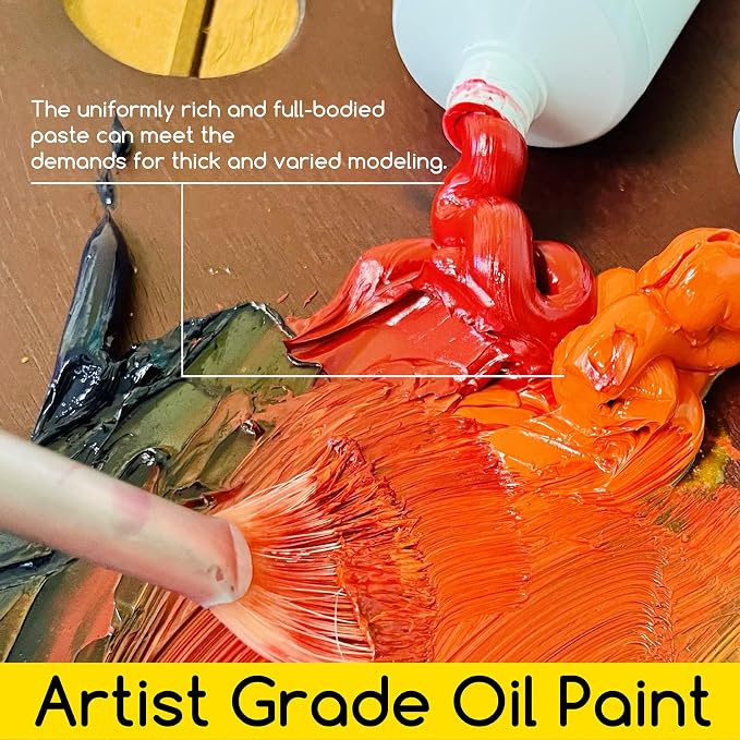 MEEDEN Artist Grade Oil Paint: Olive Green - 170ml/5.7oz Tube | Professional Art Paints and Supplies for Canvas Painting