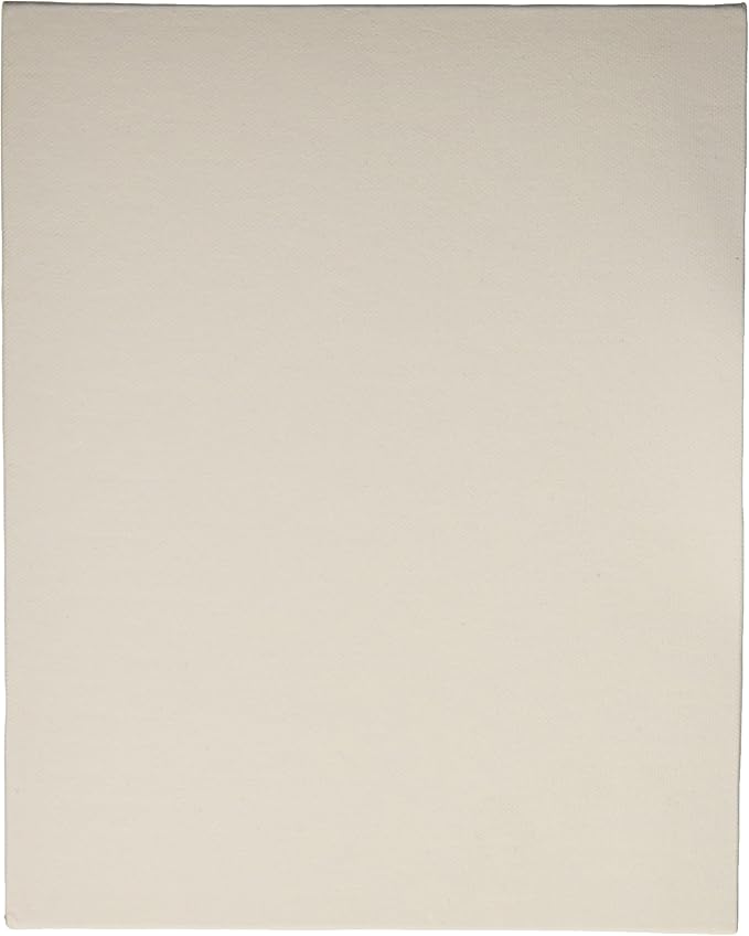 Winsor & Newton Artist's Canvas Board, 8" x 10" | For Use with Oil, Acrylic & Alkyd Color, Medium Grain Cotton Surface, Ideal for All Techniques, Stretched By Hand