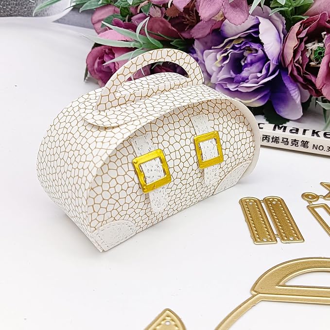 Alinacutle Sweet Gift Box Metal Cutting Die Cut for Present Packaging Paper Craft Making DIY Greeting Gifts for Birthday Wedding Holiday Treat Boxes Template