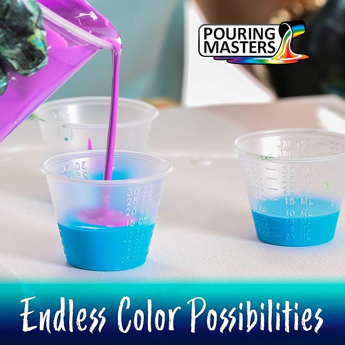 Pouring Masters 48-Color Ready-to-Pour Acrylic Pouring Paint Set