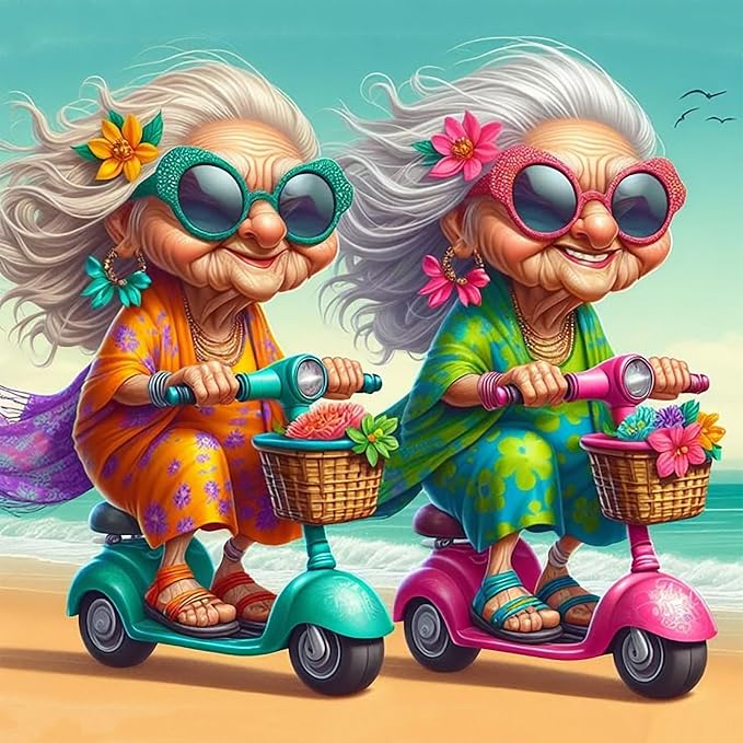 mrpwnle Diamond Art Kits for Adults, Grandmas Diamond Painting Kits